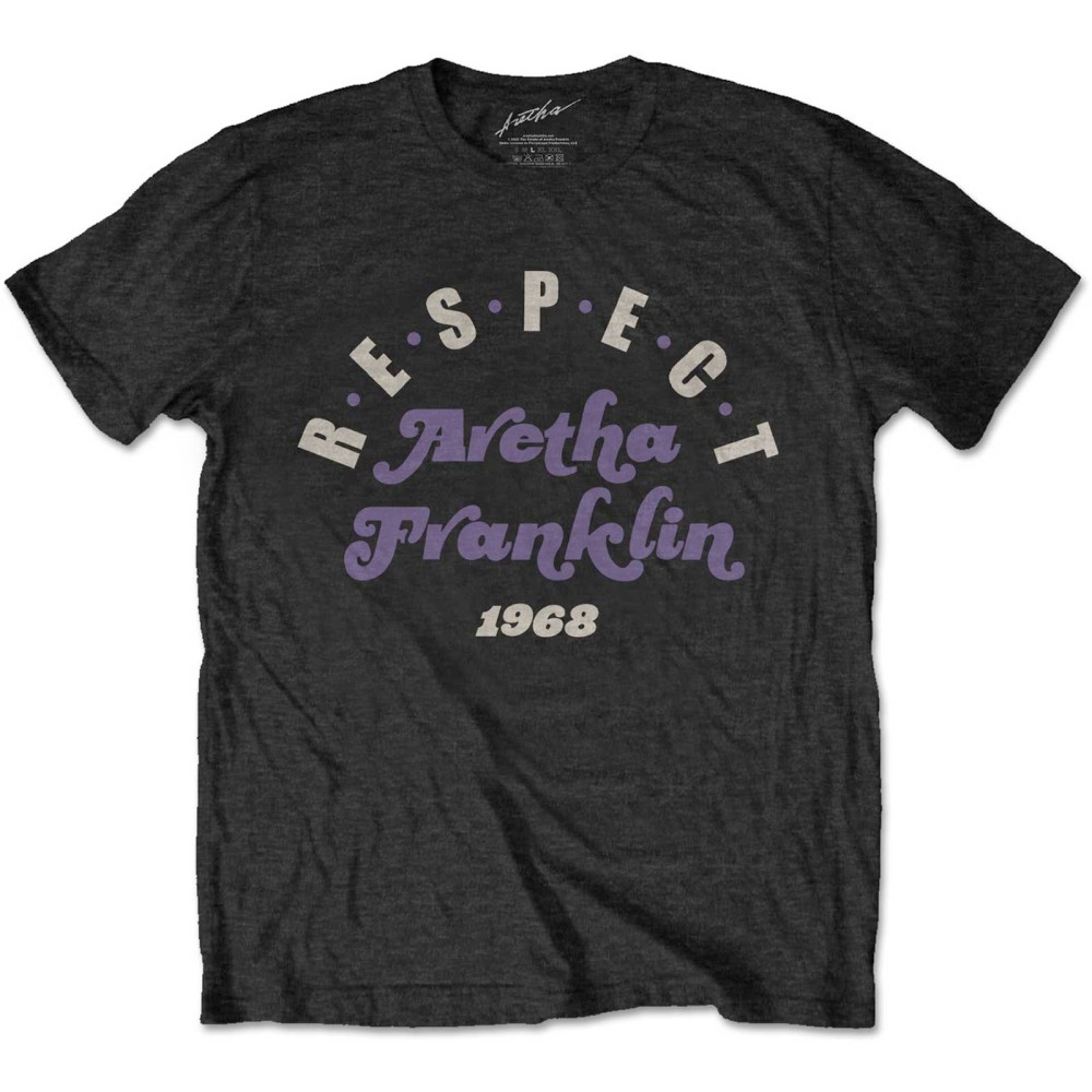 Aretha Franklin - Respect Mens Tshirt - Black